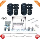 40 KG RUBBER PLATES + MULTI 3 IN 1 BENCH + BICEP CURL ROD, + BENCH ROD + DUMBELLS RODS & MUCH MORE..!!!!!!!!!